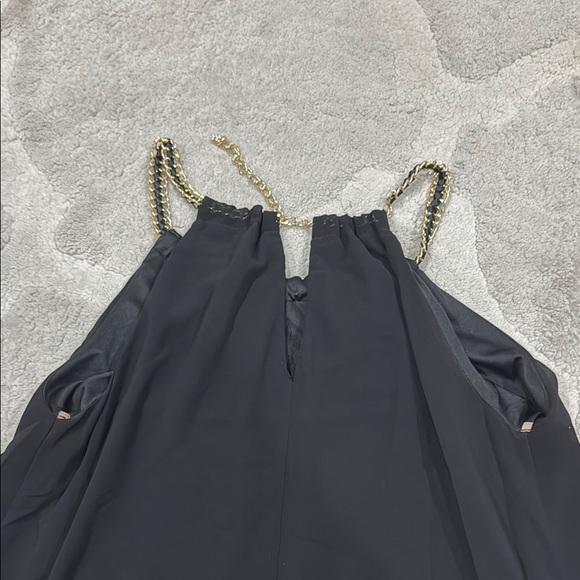Black High-Low Halter Sundress - Picture 4 of 4